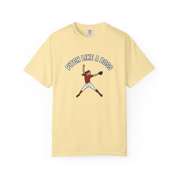 Boss Pitcher T-Shirt | Unisex Garment-Dyed Tee for Softball Fans, Gifts for Athletes, Sports Apparel, Casual Wear - Image 8